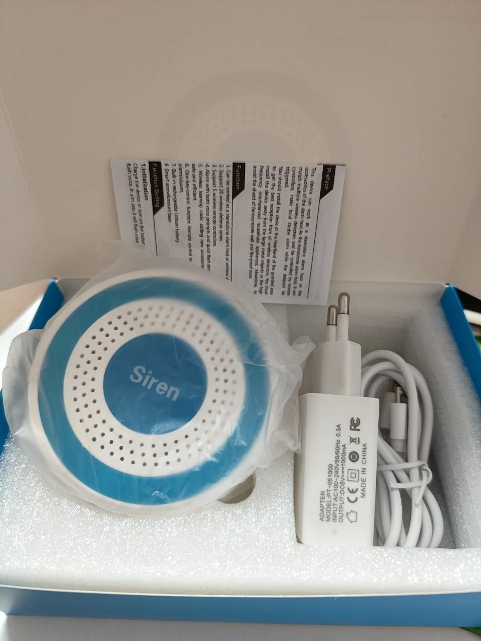 Wireless Battery Operated Strobe Siren – Smart Wireless Audio & Visual Alarm